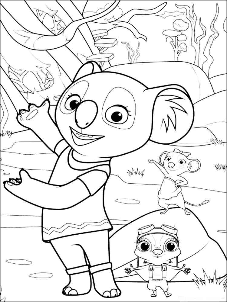 Blinky Bill 27 coloring page
