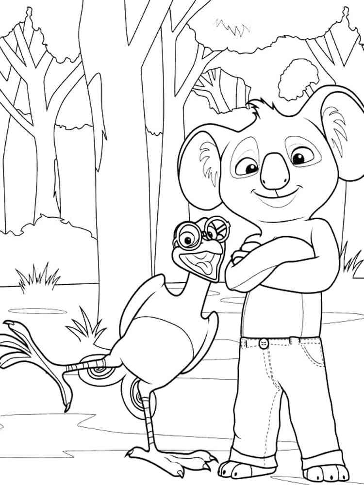 Blinky Bill 29 coloring page