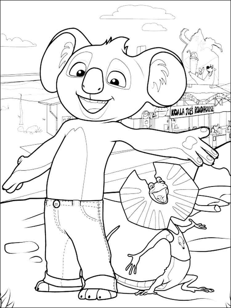 Blinky Bill 5 coloring page