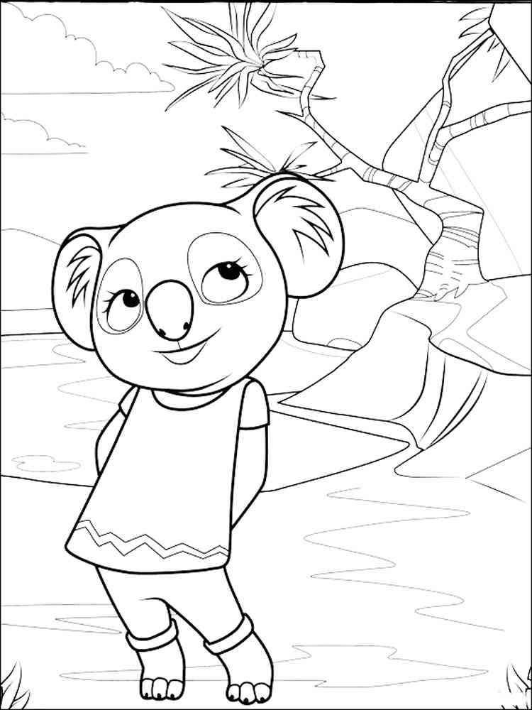 Blinky Bill 9 coloring page