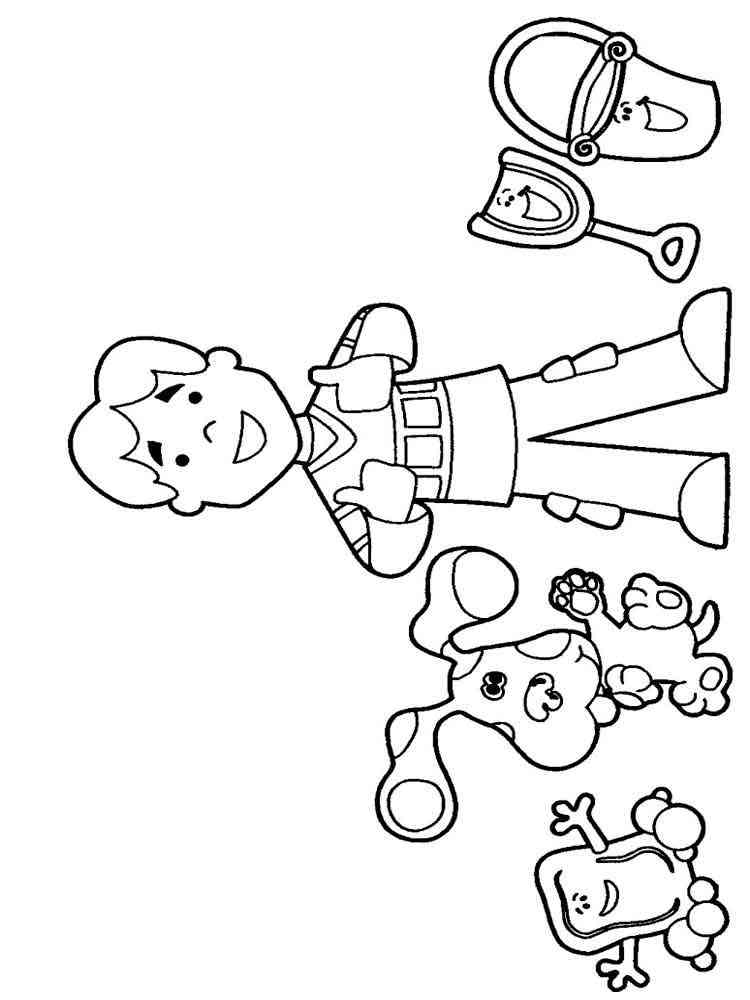 Blue’s Clues 11 coloring page