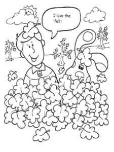 Blue’s Clues 2 coloring page