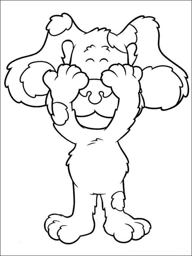 Blue’s Clues 3 coloring page