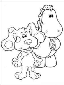 Blue’s Clues 5 coloring page