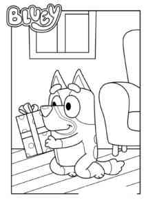 Bluey 10 coloring page