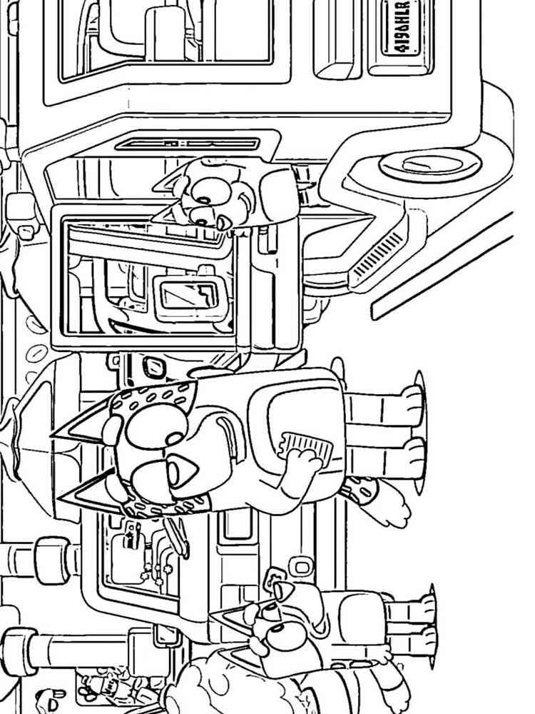 Bluey 12 coloring page