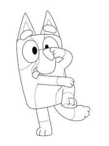 Bluey 14 coloring page