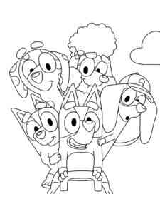 Bluey 15 coloring page