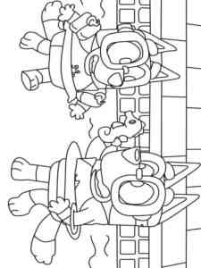 Bluey 19 coloring page