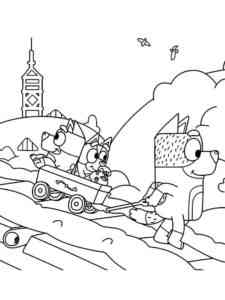 Bluey 21 coloring page