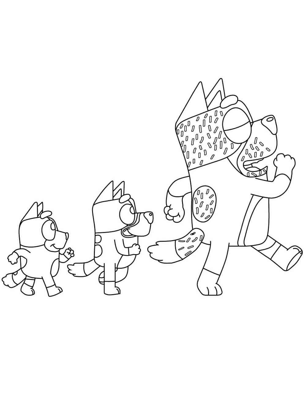 Bluey 23 coloring page