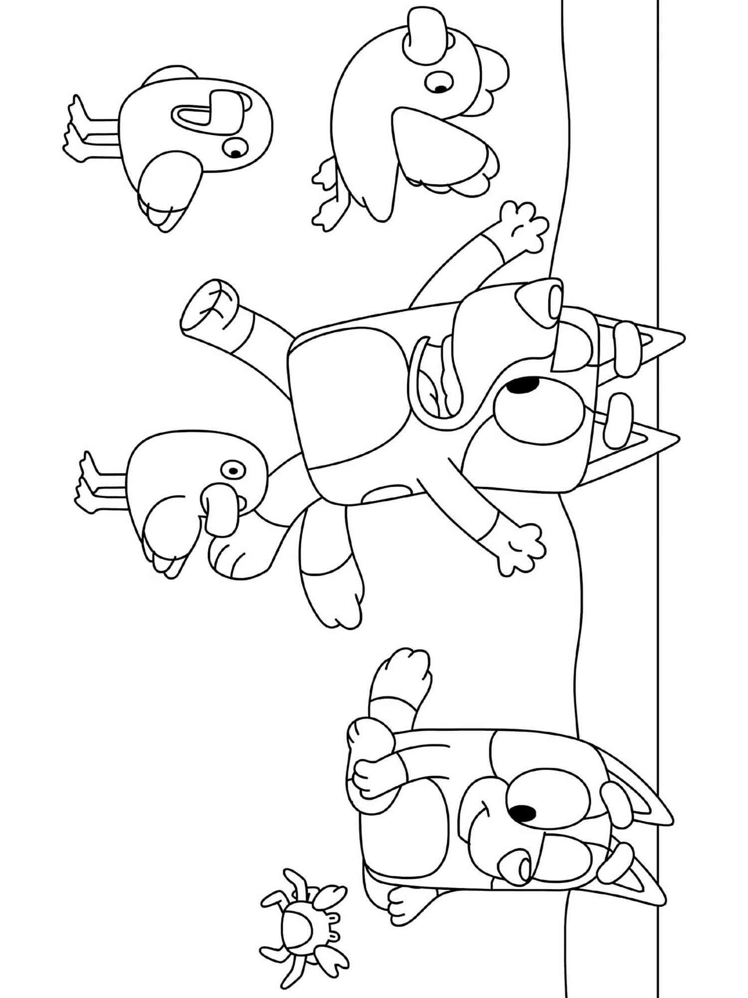 Bluey 25 coloring page