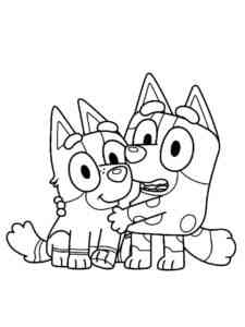 Bluey 27 coloring page