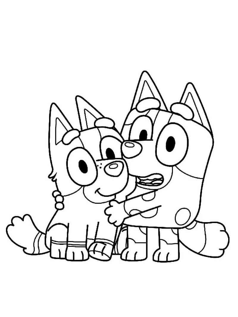 Bluey 27 coloring page