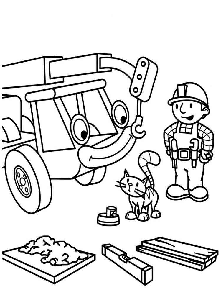 Bob The Builder 1 coloring page