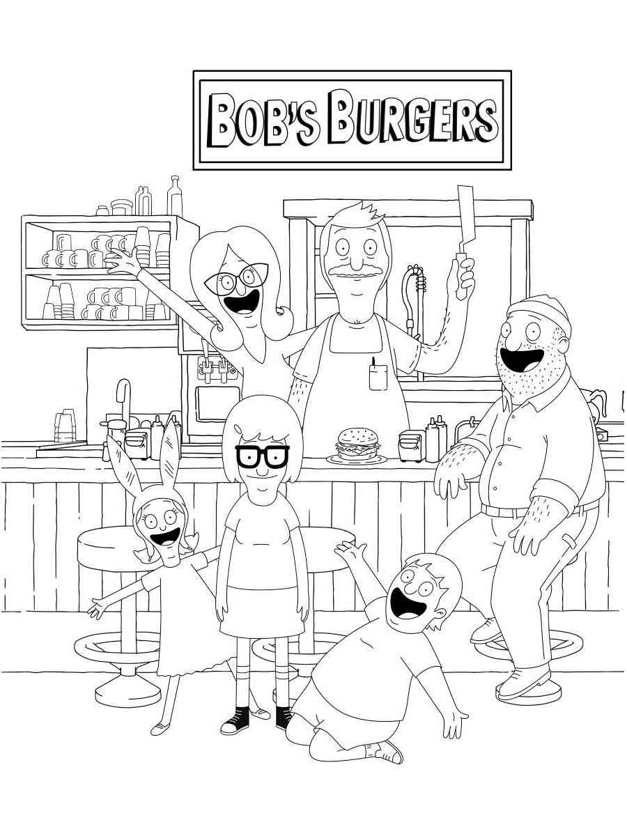 Bob’s Burgers 25 coloring page