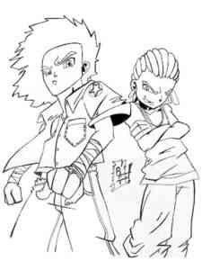 Boondocks 1 coloring page
