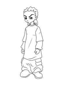 Boondocks 3 coloring page