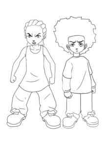 Boondocks 4 coloring page