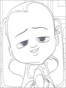 Boss Baby 1 coloring page