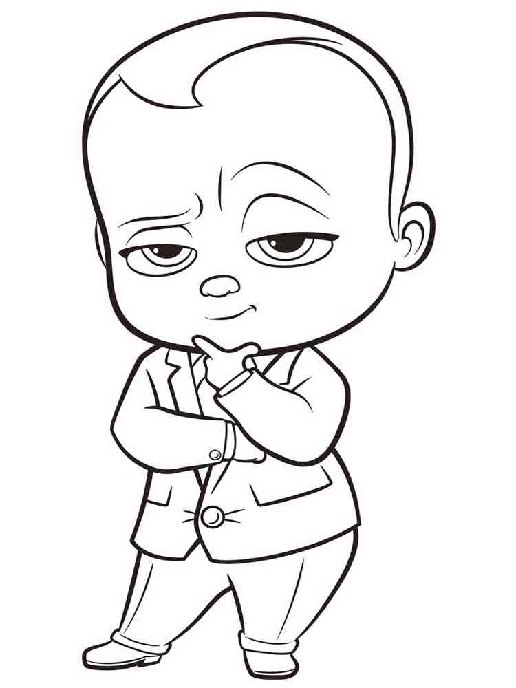 Boss Baby 11 coloring page