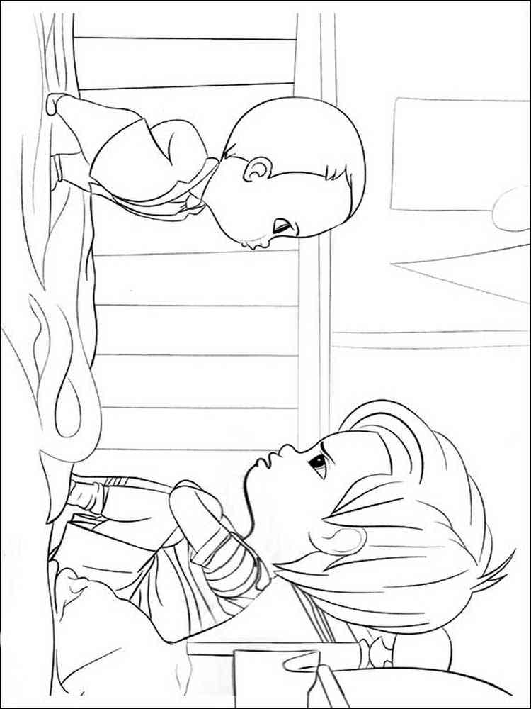 Boss Baby 15 coloring page
