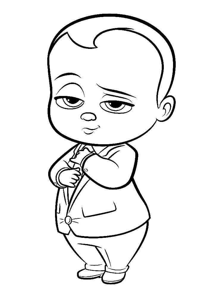 Boss Baby 16 coloring page