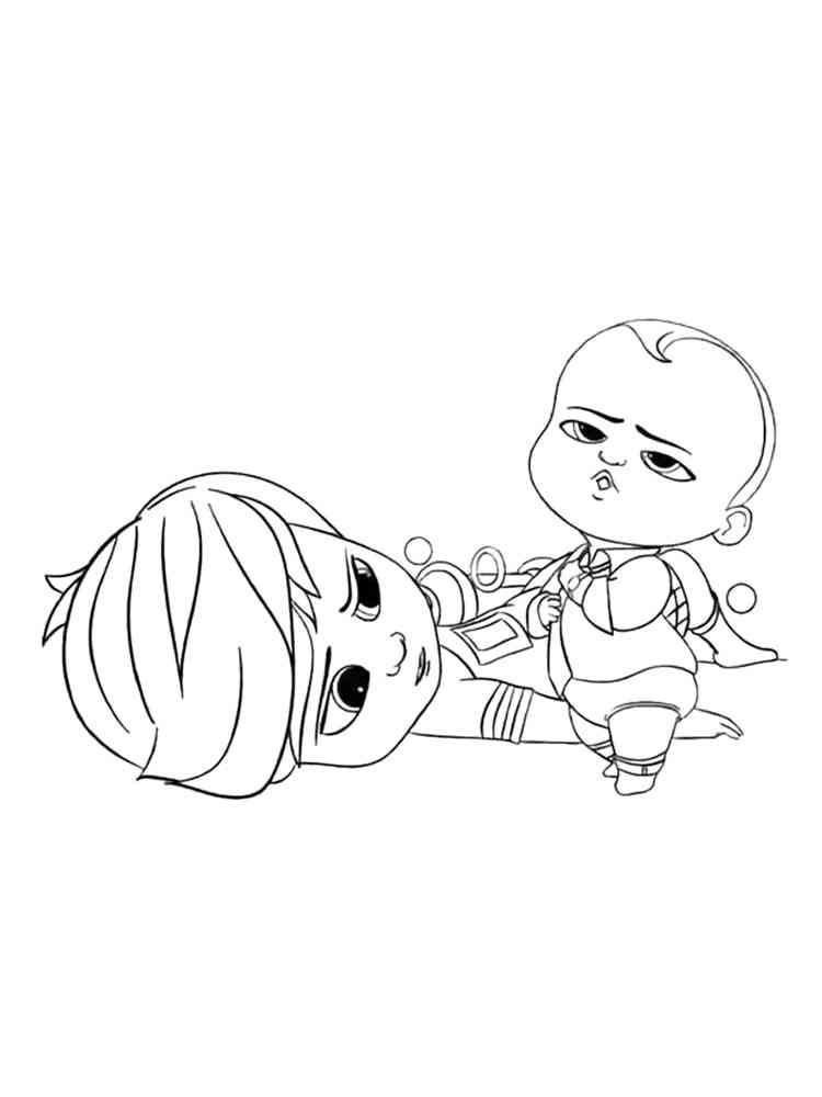 Boss Baby 24 coloring page