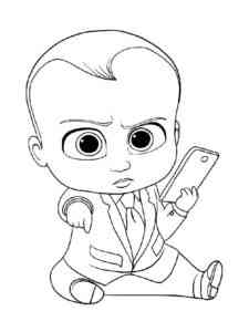 Boss Baby 5 coloring page