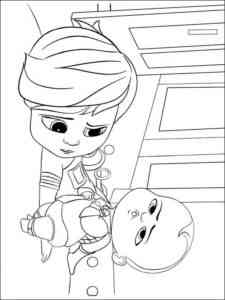 Boss Baby 7 coloring page