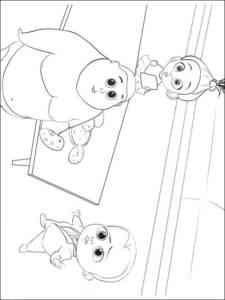 Boss Baby 8 coloring page