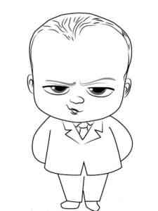 Boss Baby 9 coloring page