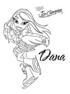 Dana from Bratz coloring page