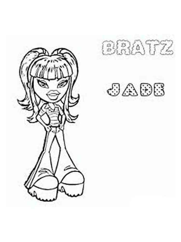 Jade from Bratz coloring page