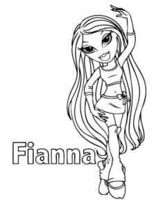 Fianna from Bratz coloring page