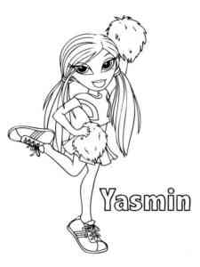 Yasmin from Bratz coloring page