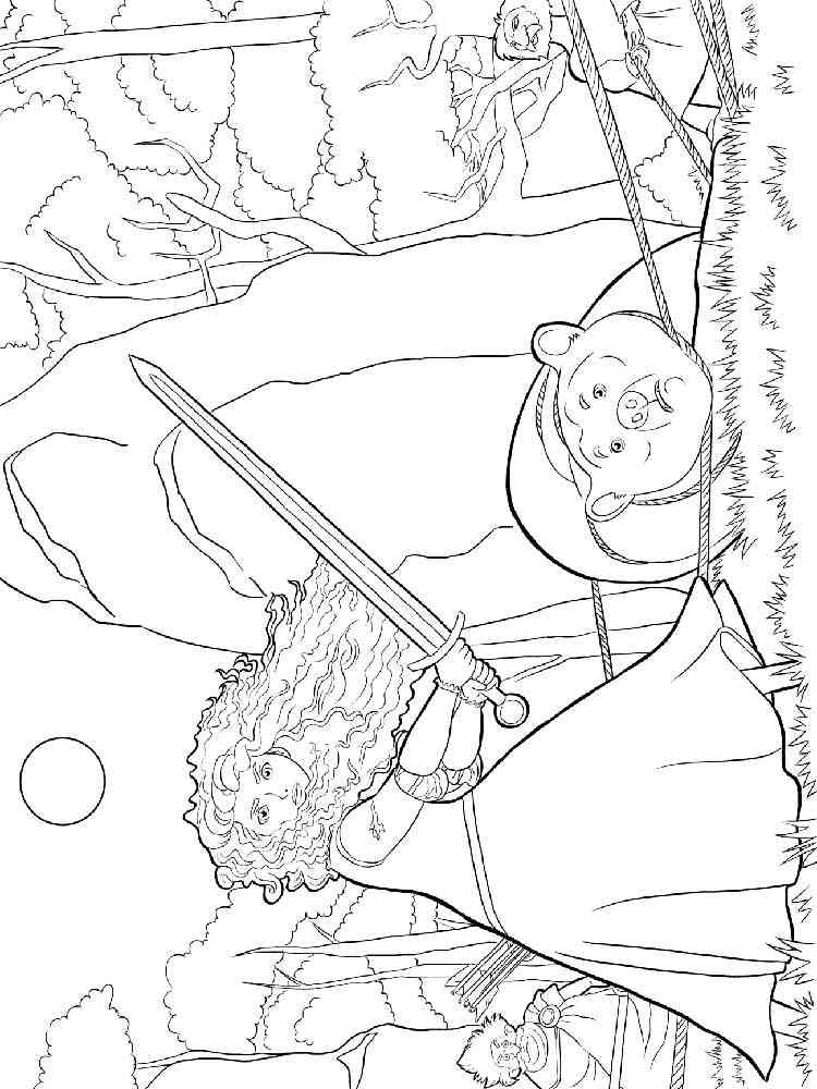 Brave 11 coloring page
