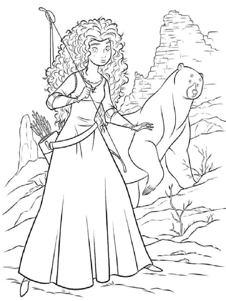 Brave 21 coloring page
