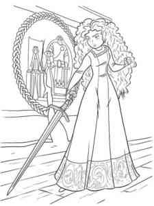 Brave 3 coloring page