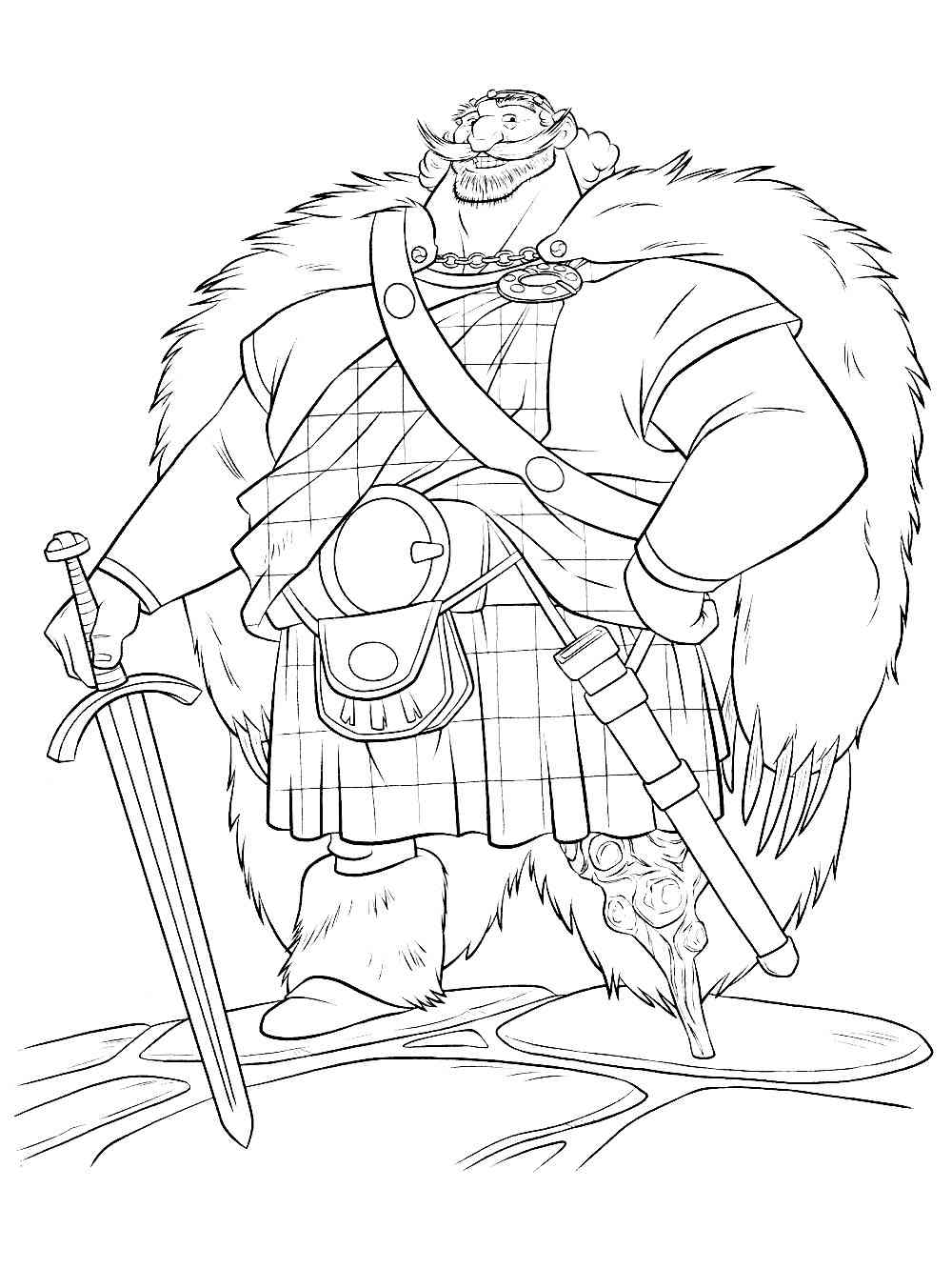 Brave 32 coloring page