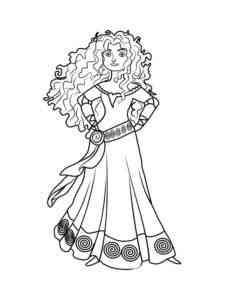 Brave 35 coloring page