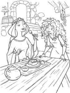Brave 4 coloring page