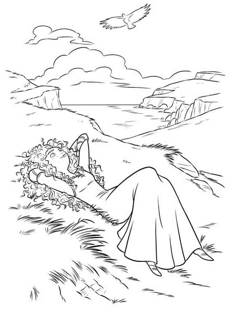 Brave 6 coloring page