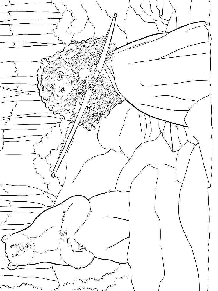 Brave 7 coloring page