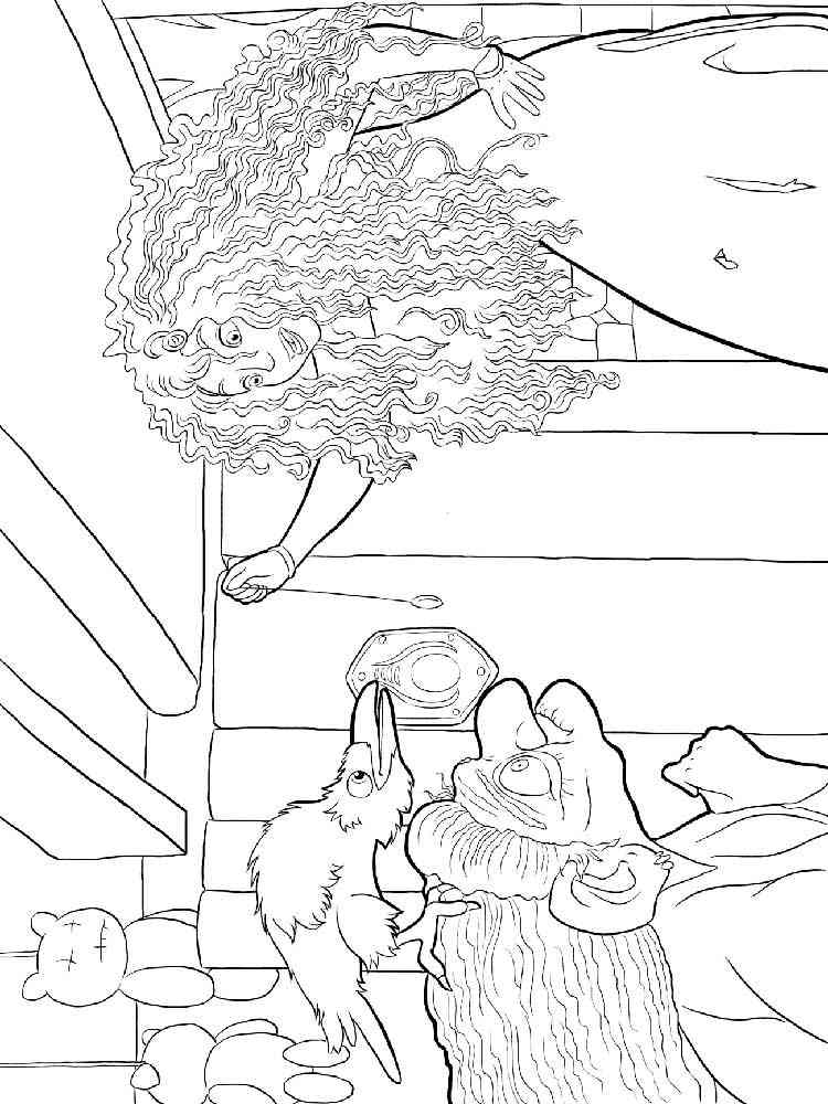 Brave 8 coloring page