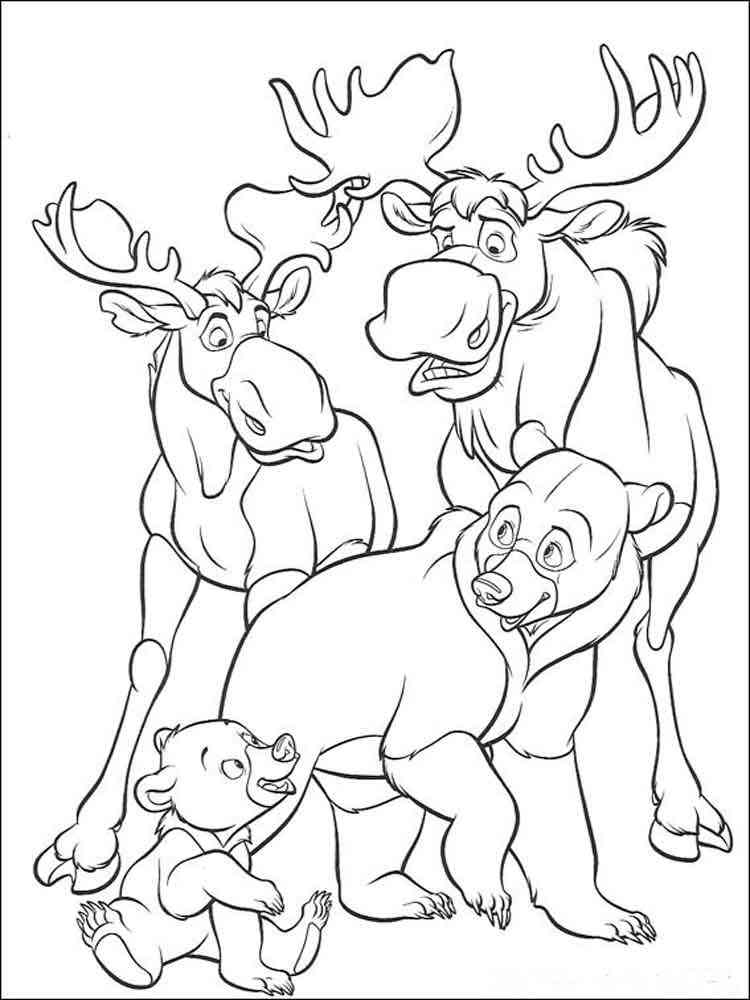Brother Bear 10 coloring page