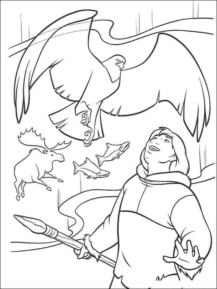 Brother Bear 11 coloring page