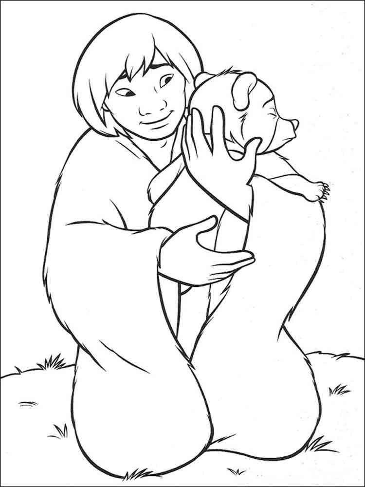 Brother Bear 12 coloring page