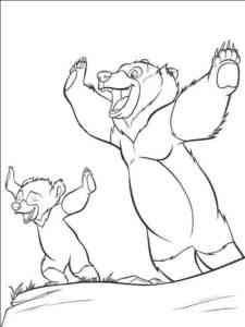Brother Bear 14 coloring page