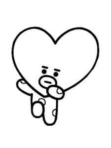 BT21 19 coloring page